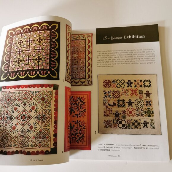 Quiltmania Magazine Quilt #123 Issue 2018 Crafts Quilting Patterns Patchwork - Picture 4 of 6